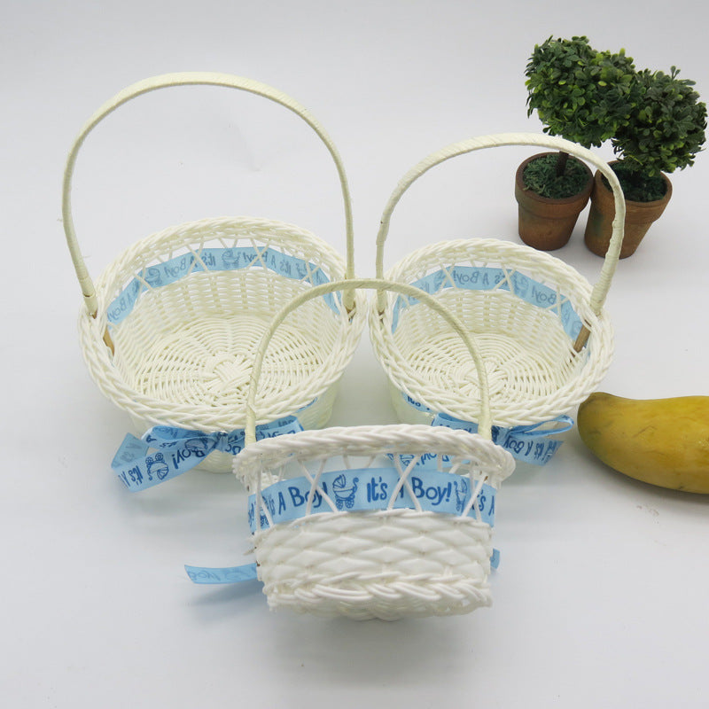 Women Elegant Basket with Woven Design Kalsten
