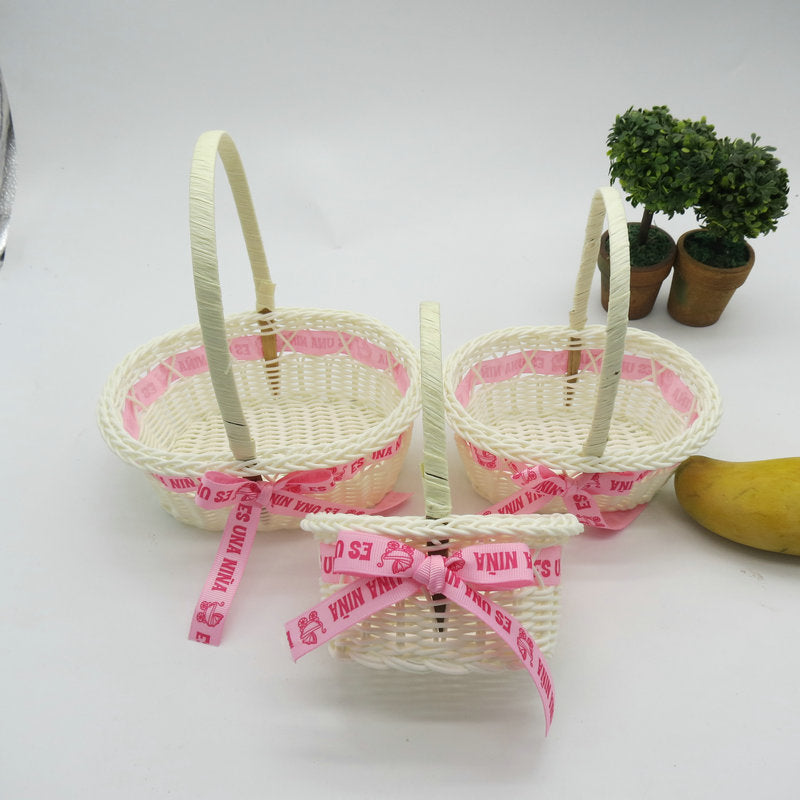 Women Elegant Basket with Woven Design Kalsten