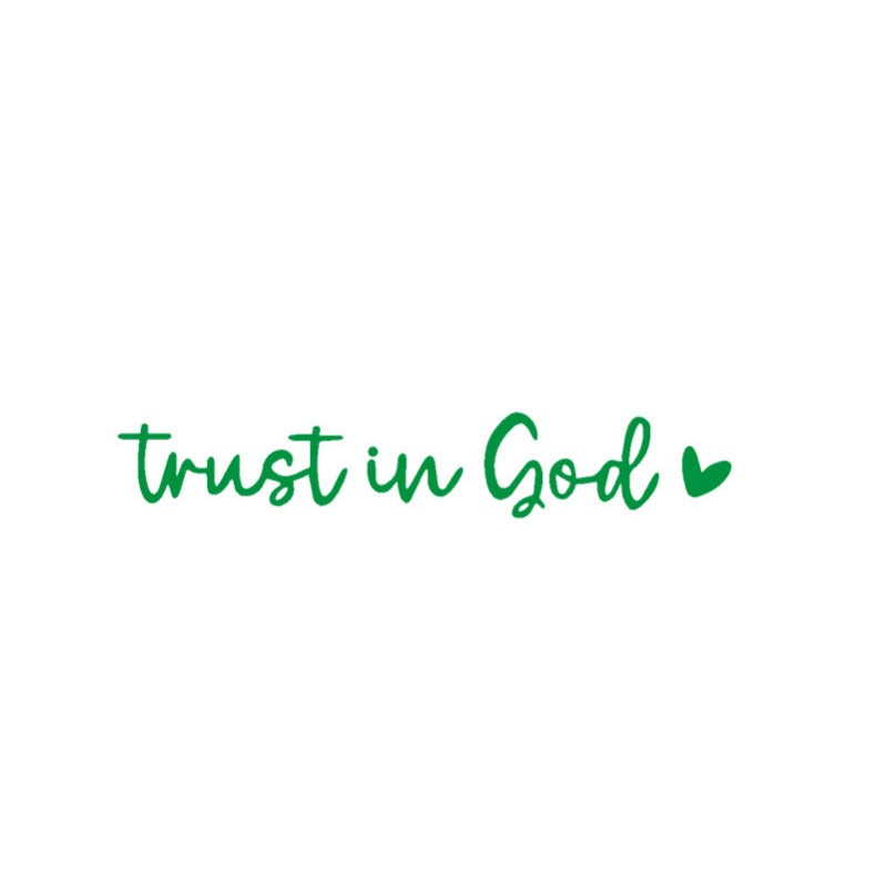 Kalsten | “Trust in God” Rear-View Mirror Decal