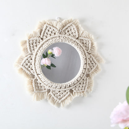 Macrame Decorative Wall Mirror Acalora