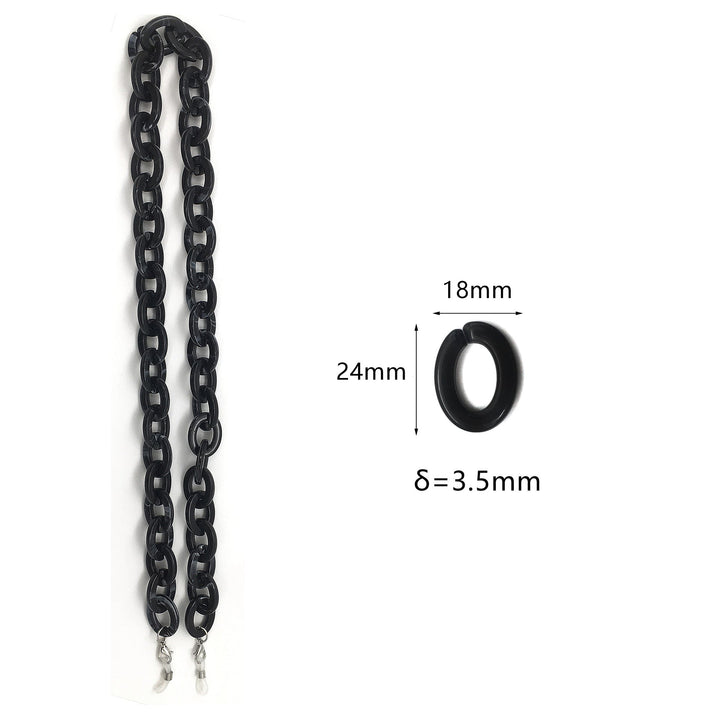 Oversized Chunky Acrylic Eyewear Chain Kalsten