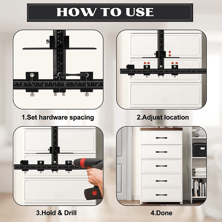 Drill Machine Instructions simple and precise installation | Kalsten