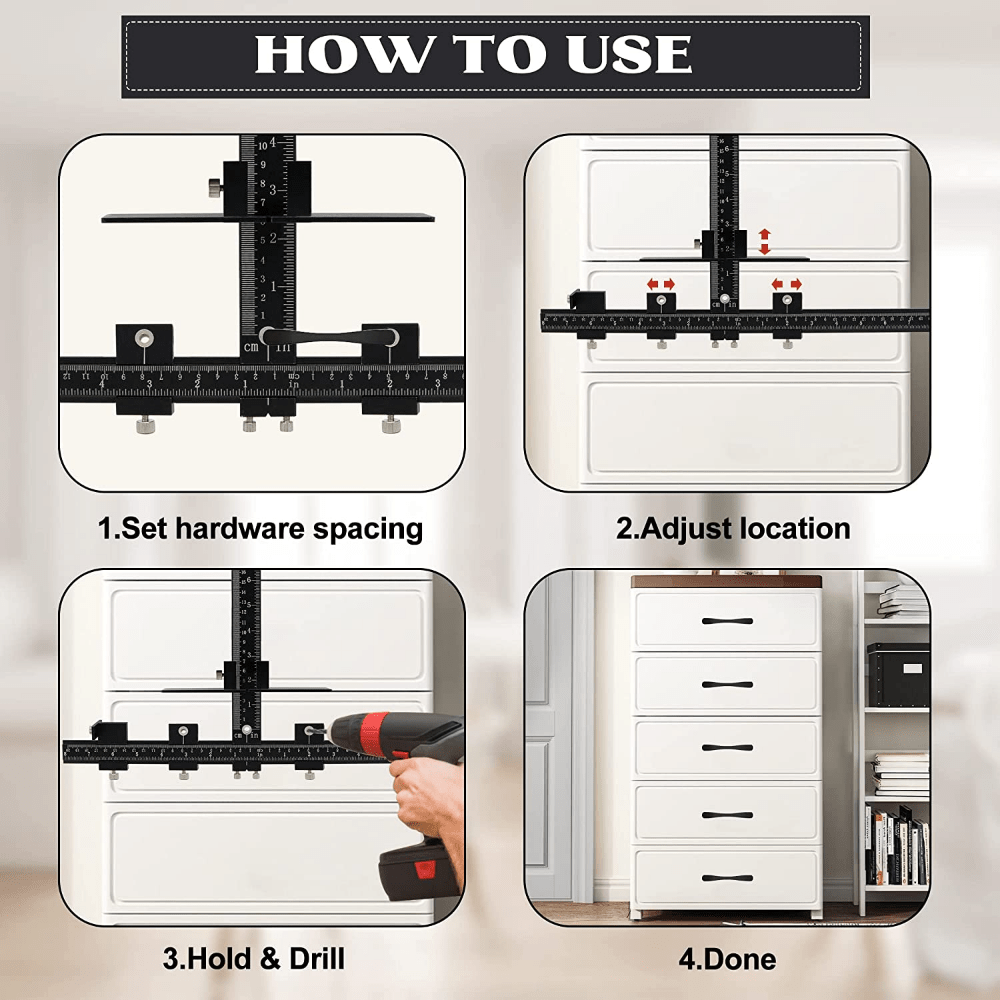 Drill Instructions simple and precise installation | Kalsten