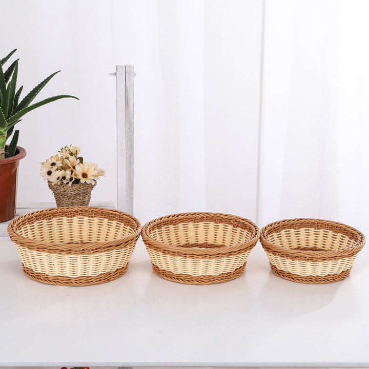 Unisex storage baskets made of woven material Kalsten