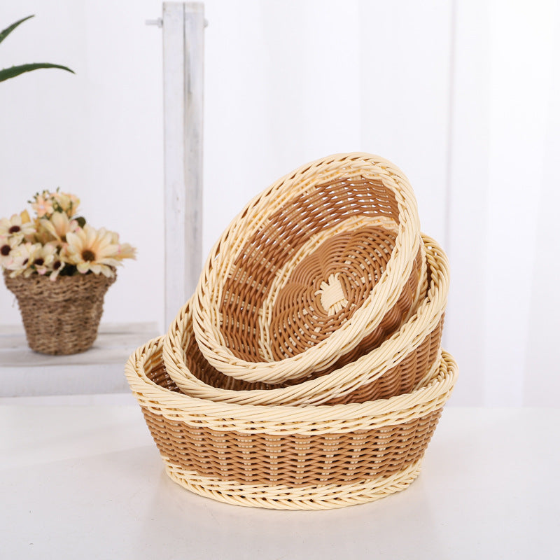 Unisex storage baskets made of woven material Kalsten
