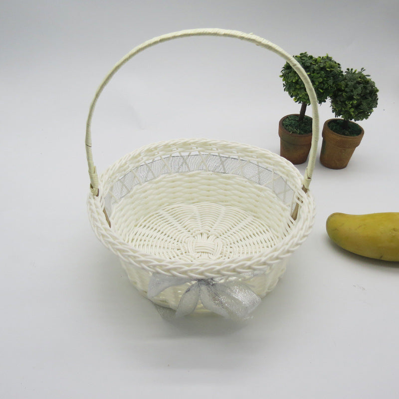 Women Elegant Basket with Woven Design Kalsten