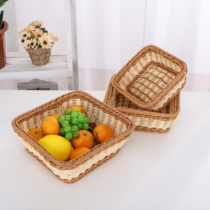 Unisex storage baskets made of woven material Kalsten