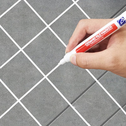 Brehn | Professional Grout Pen for Ceramic Tiles | Anti-Mold Formula | Waterproof & Fade-Resistant | Water-Based Ink | Incl. Sealing Effect