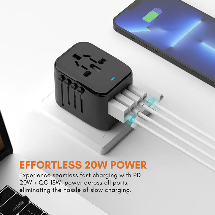 Kalsten | Universal 100V-220V Smart Travel Adapter Voltage Converter