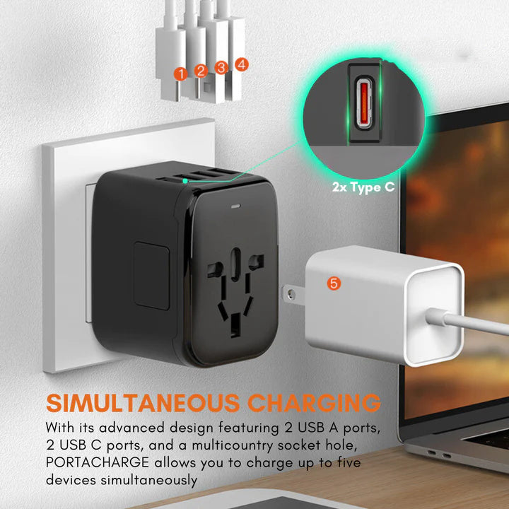 Kalsten | Universal 100V-220V Smart Travel Adapter Voltage Converter