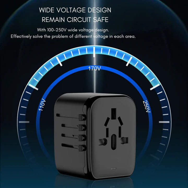 Kalsten | Universal 100V-220V Smart Travel Adapter Voltage Converter
