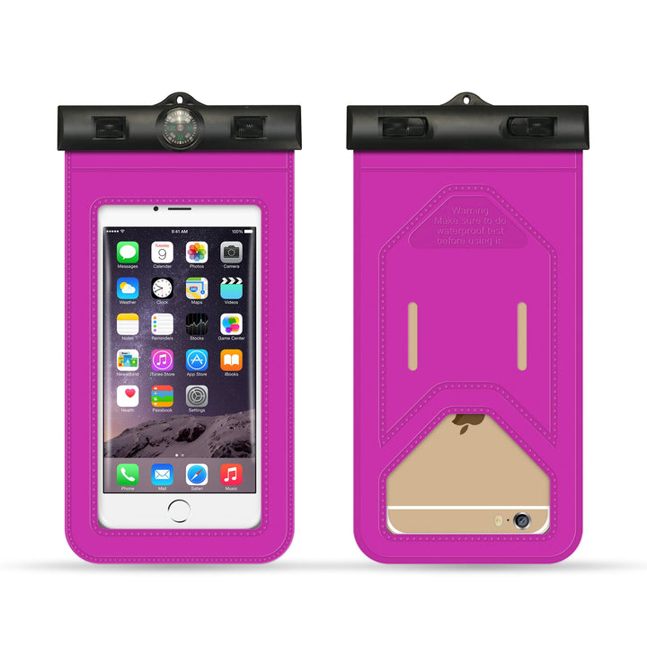 Waterproof smartphone case with card slot and integrated compass Kalsten