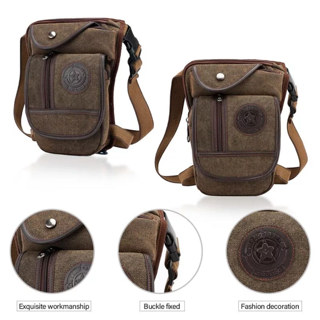 Skanto | Outdoor Leg Bag – Waterproof Motorcycle Thigh & Hip Pouch for Travel & Adventure