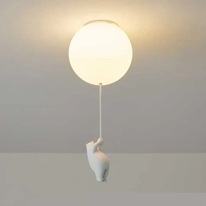 Children's Ceiling Lamp with Bear and Balloon - CloudBear | Kalsten