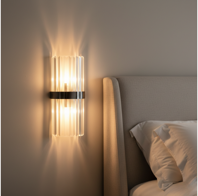 Crystal Adjustable LED Wall Sconce