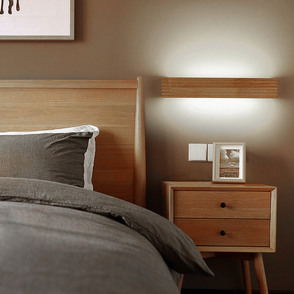 Modern Wooden LED Wall Light