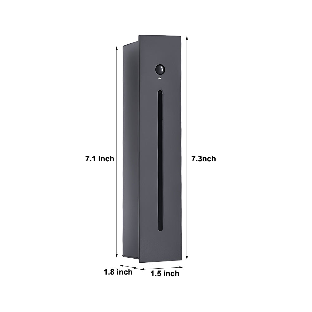Vertical Motion Sensor LED Stair Light Wall Recessed Contemporary Lighting For Indoor and Outdoor Steps | Kalsten