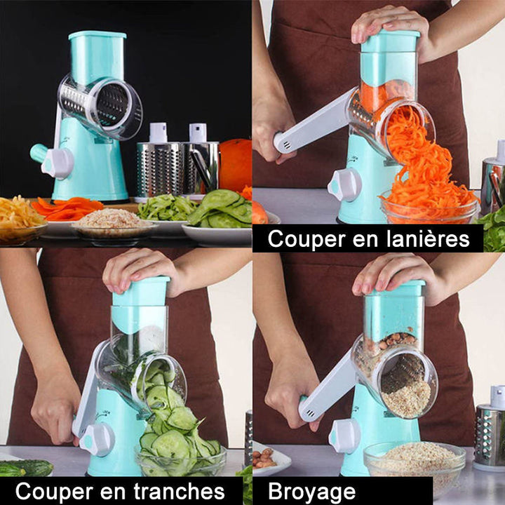 3-in-1 rotary cheese grater vegetable slicer | Kalsten