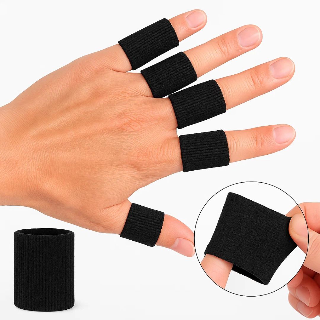 FlexiGuard | Finger Protection Sleeves – Injury Prevention – Breathable Snug Fit - Keeps wounds and bandages in place – Sports and Daily Comfort Kalsten