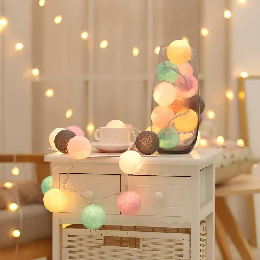 Kalsten | Cotton Ball Garland