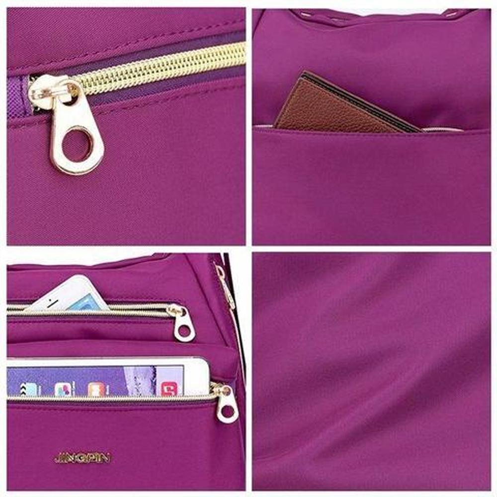 Bag with double zippers, backpack, handbag and crossbody bag | Kalsten