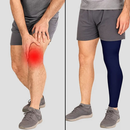 FlexiRelief | Full Leg Compression Sleeve – Knee Support – Graduated Compression – Pain Relief – Recovery – Swelling Reduction Leg
