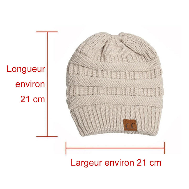 Knit Ponytail Beanie | Kalsten