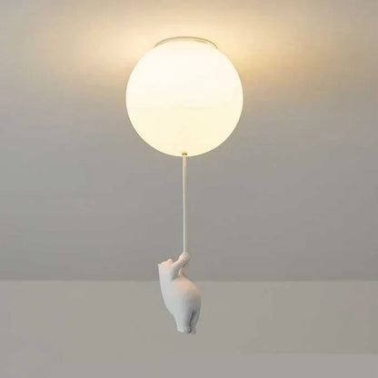Children's ceiling lamp with bear and balloon - CloudBear | Karnz