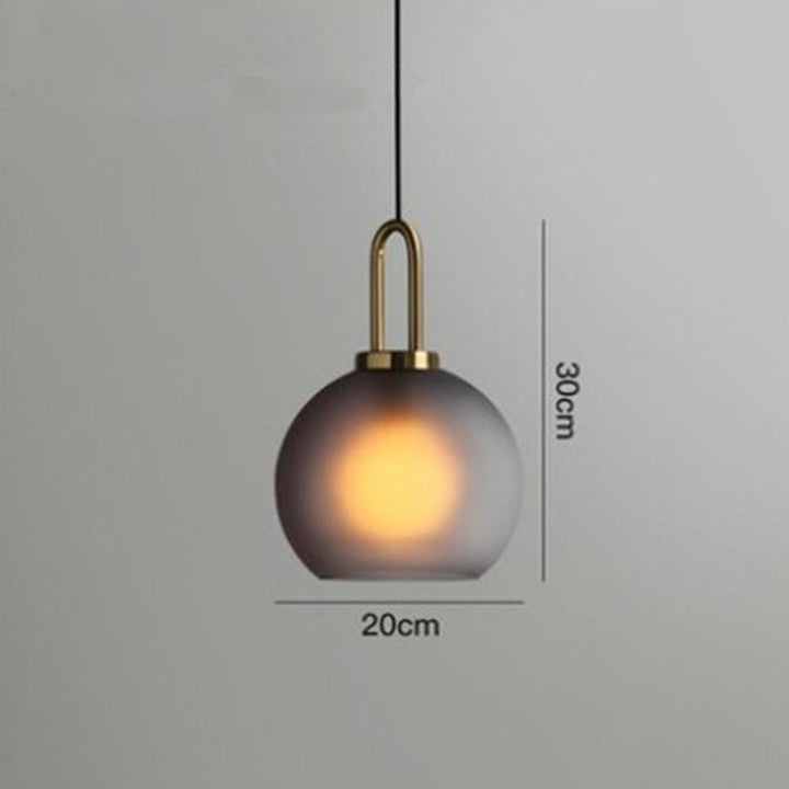Modern Glass Living Room Pendant Light | Kalsten