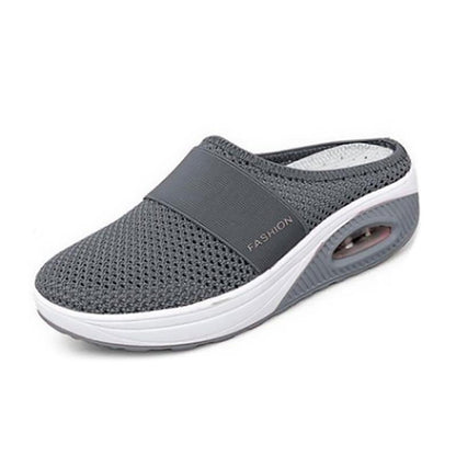Skanto | Flat Slingback Sandals Made of Mesh