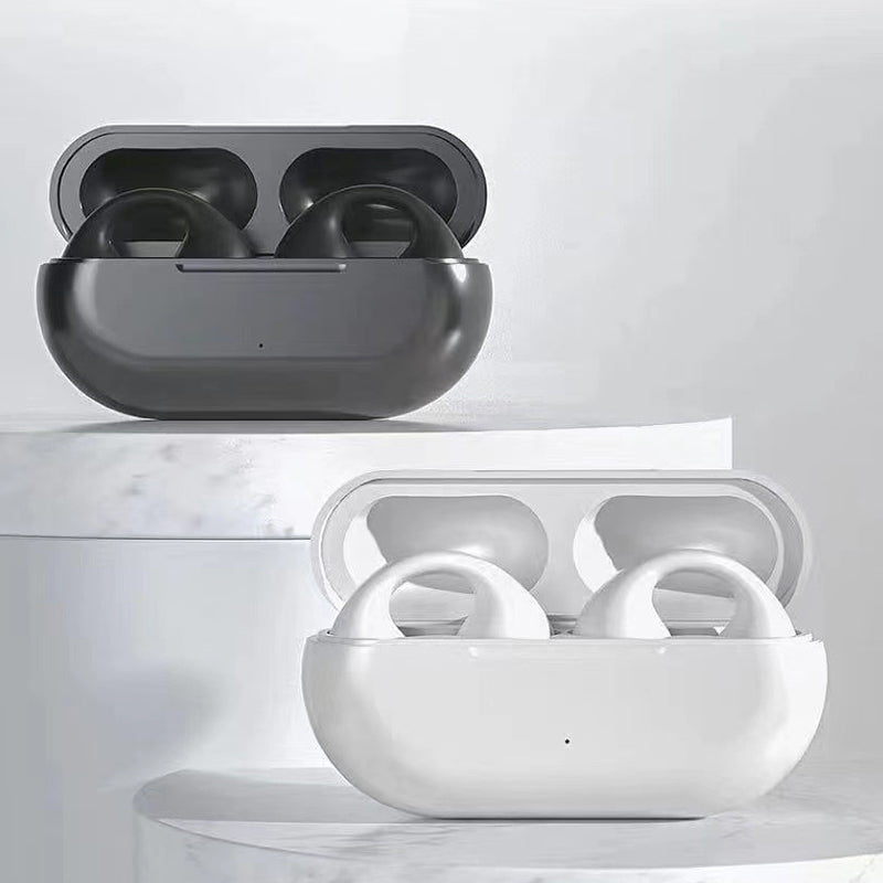 Bone conduction headphones with wireless ear clip | Kalsten