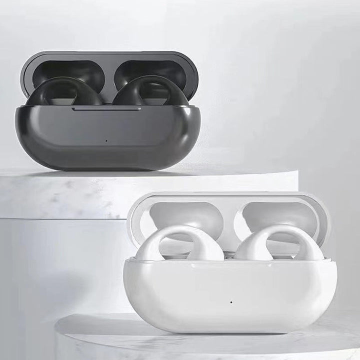 Bone conduction headphones with wireless ear clip | Kalsten