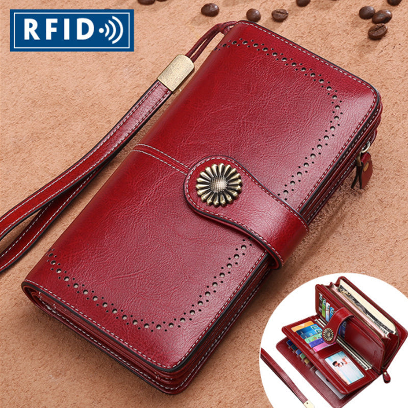 Retro long wallet with large capacity | Kalsten