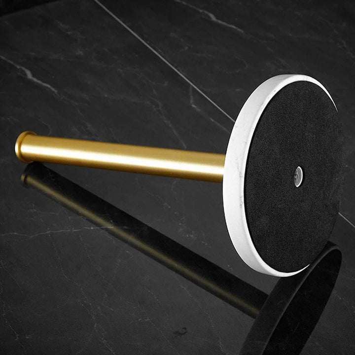 Kalsten | Marble paper towel holder – gold details for exceptional style