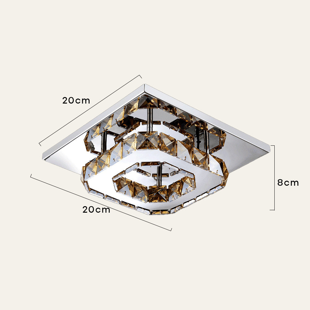 Crystal LED Recessed Ceiling Lamp Kalsten