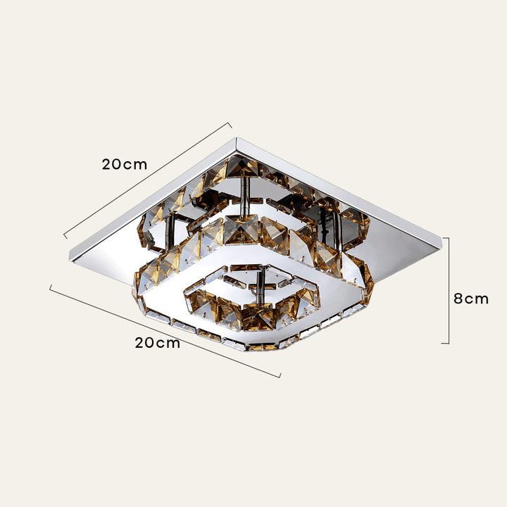 Crystal LED Recessed Ceiling Lamp Kalsten