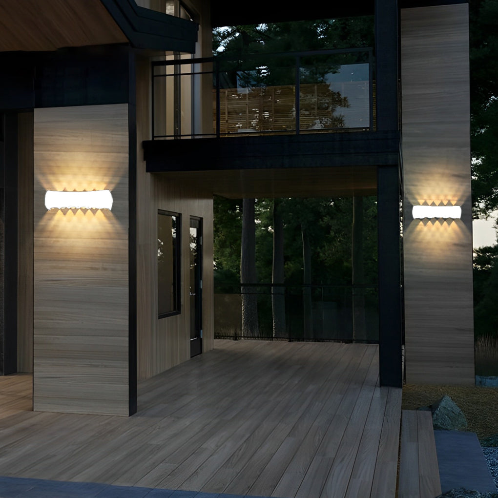 Outdoor Up Down Light LED Waterproof Exterior Aluminum Wall Lights | Kalsten