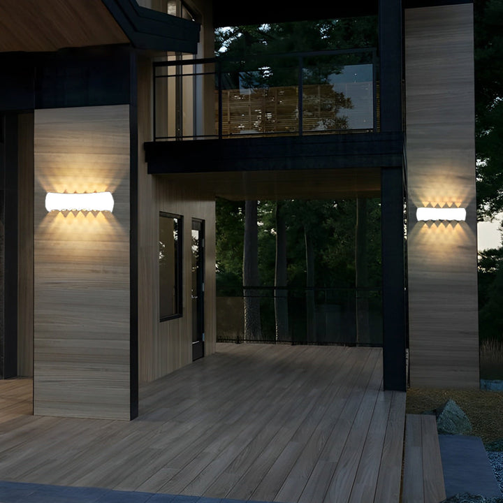 Outdoor Up Down Light LED Waterproof Exterior Aluminum Wall Lights | Kalsten