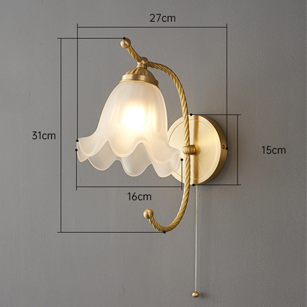 VintageGlow – Retro Glass Wall Light for Atmosphere | Kalsten