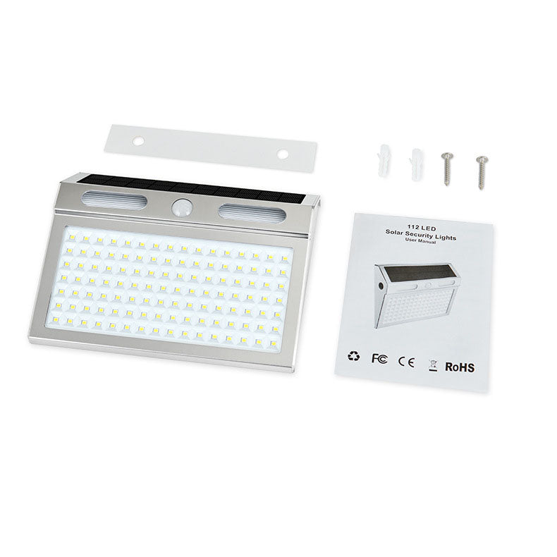 Solar Induction Stainless Steel Trapezoidal LED Outdoor Waterproof Wall Sconce Lamp | Kalsten
