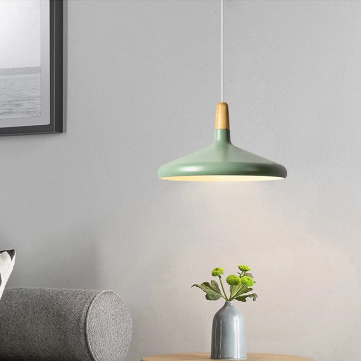 Contemporary Conical Colorful Metal Pendant Lamp | Kalsten