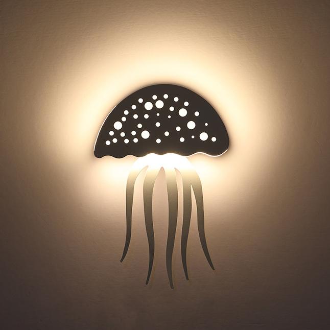 Modern creative 1-Light LED Jellyfish Wall Light | Kalsten