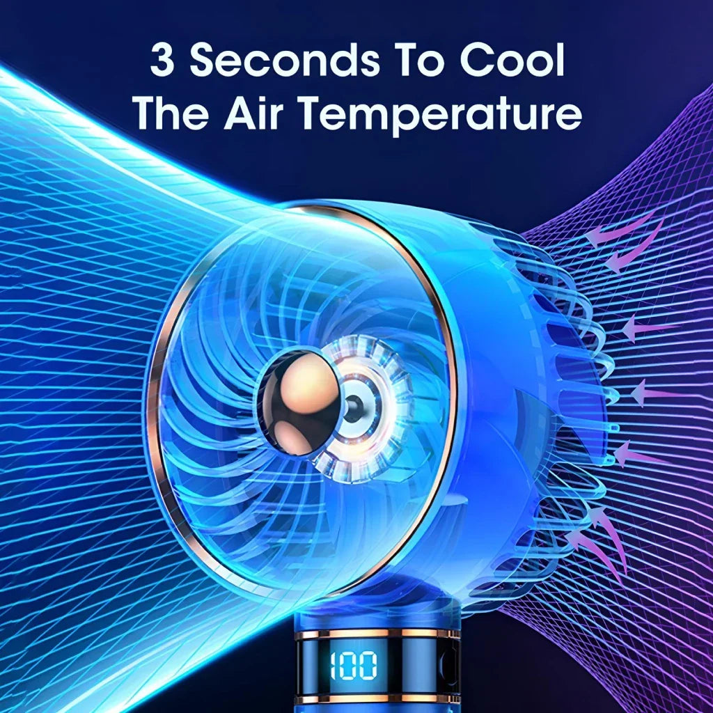 Portable 5000mAh Handheld Mini Air Conditioner Fan | Kalsten