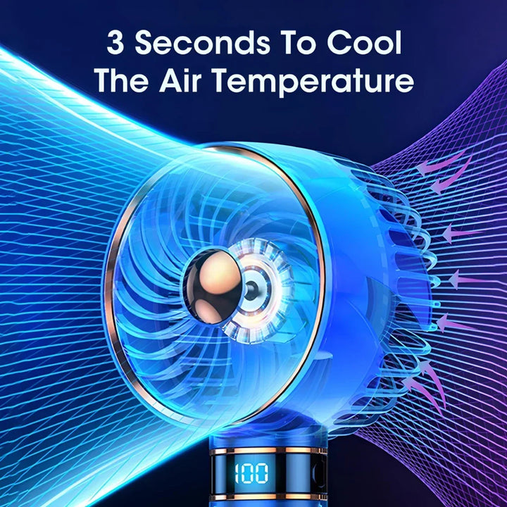 Portable 5000mAh Handheld Mini Air Conditioner Fan | Kalsten