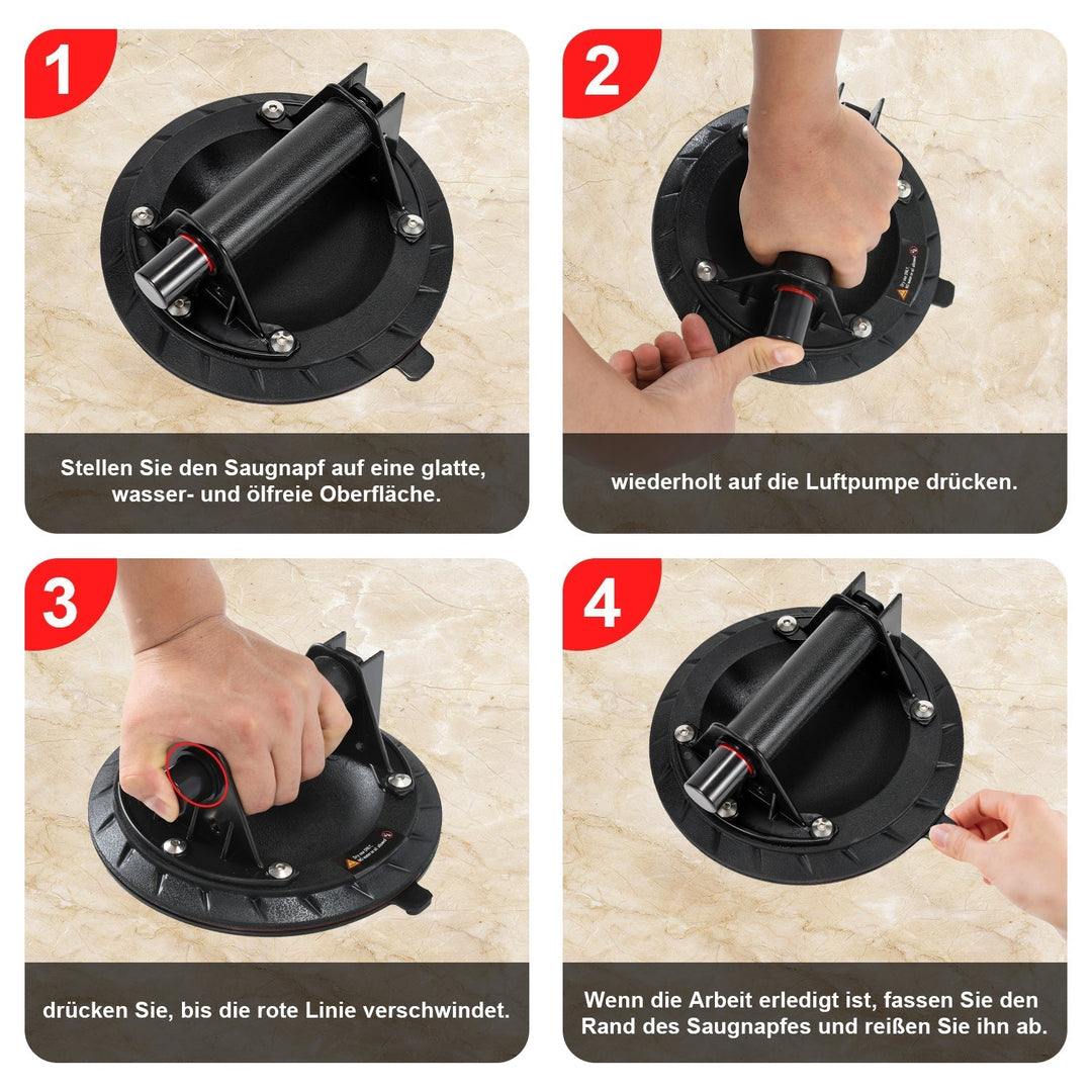 Suction cup holder 2 pieces max.100KG | Kalsten