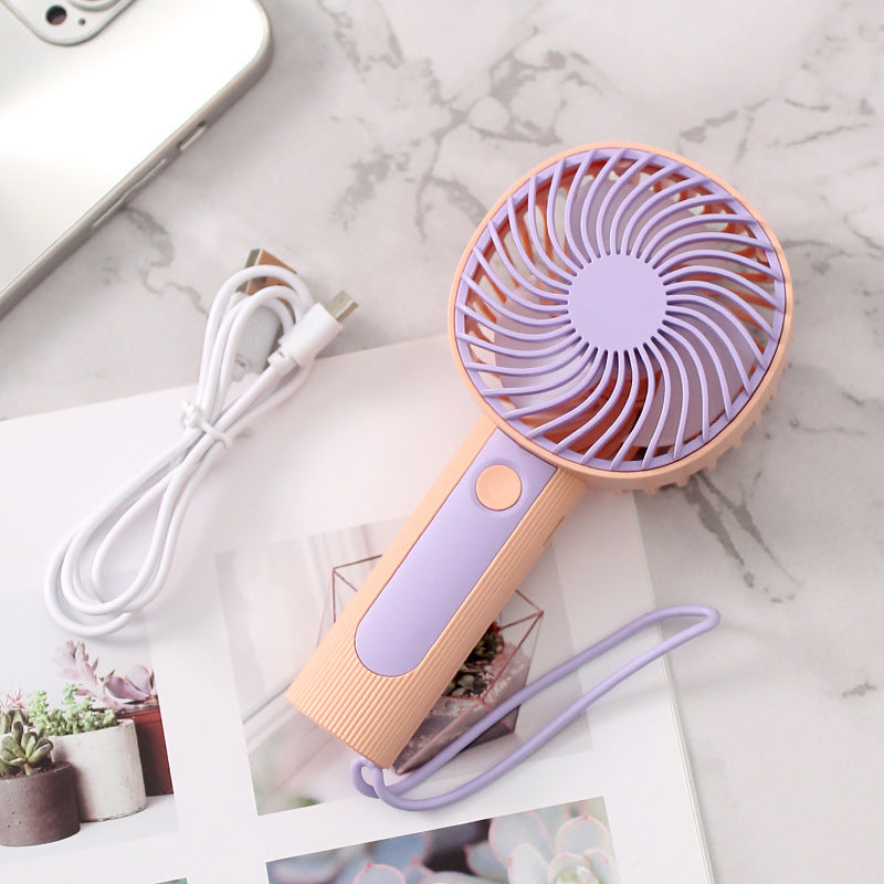 Mini Handheld USB Rechargeable Fan - 3-Speed Portable Air Cooler | Kalsten