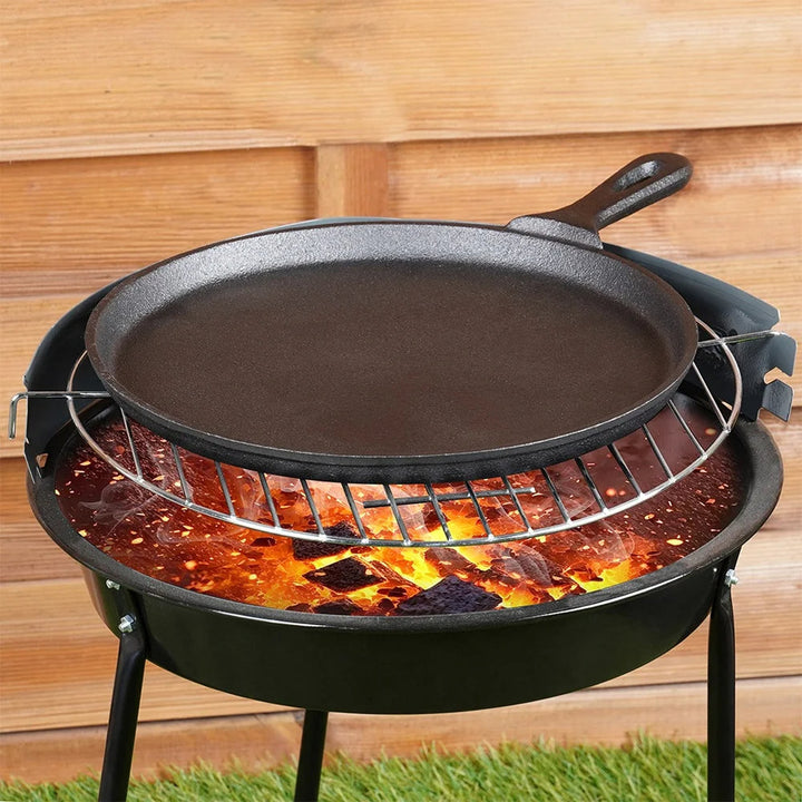 Cast iron pan 26 cm for even frying results | Kalsten