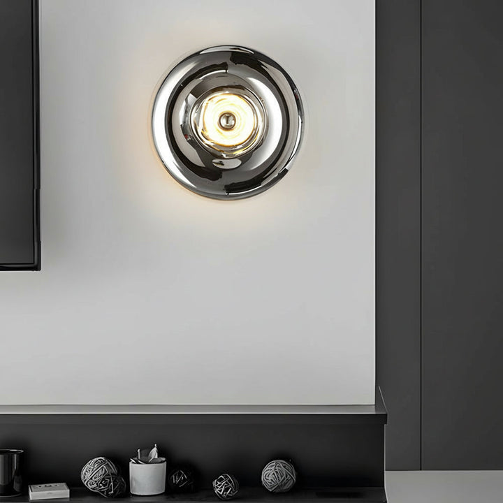 Modern Lava Glass LED Wall Sconce – Creative Melting Art Wall Light (Gold/Silver/Rose Gold) | Kalsten