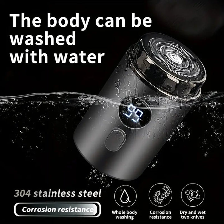 Kalsten | Mini Electric Razor — Portable waterproof grooming device with 15 blades