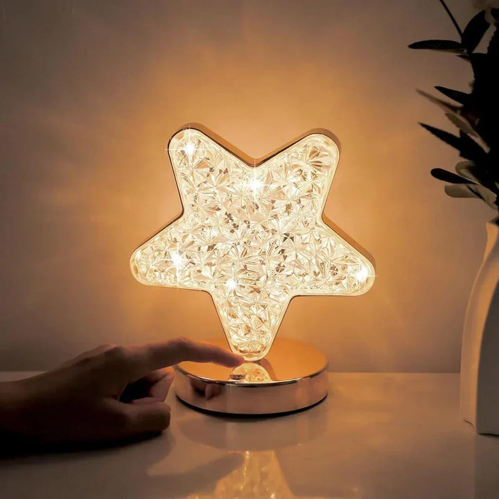 Enchanting Dimmable Crystal Table Lamp Kalsten
